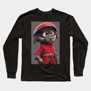 Samurai Dog - Warrior Dog Long Sleeve T-Shirt